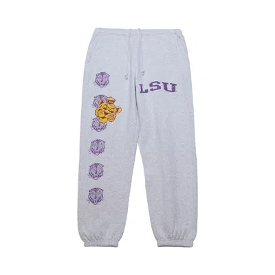 CACTUS JACK BY TRAVIS SCOTT CACTUS JACK BY TRAVIS SCOTT X MITCHELL & NESS LOUISIANA STATE UNIVERSITY SWEATPANTS 'GREY HEATHER'