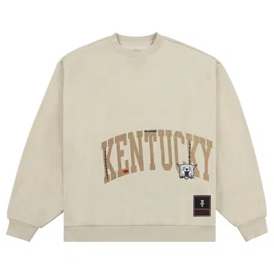 CACTUS JACK BY TRAVIS SCOTT CACTUS JACK BY TRAVIS SCOTT X MITCHELL & NESS UNIVERSITY OF KENTUCKY CREWNECK 'TAN'