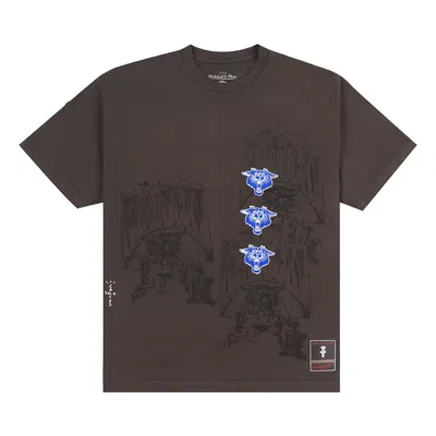 CACTUS JACK BY TRAVIS SCOTT CACTUS JACK BY TRAVIS SCOTT X MITCHELL & NESS UNIVERSITY OF KENTUCKY SEAL TEE 'BROWN'