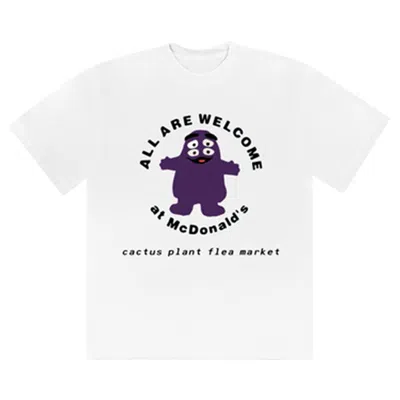 CACTUS PLANT FLEA MARKET CACTUS PLANT FLEA MARKET X MCDONALD'S GRIMACE TEE 'WHITE'