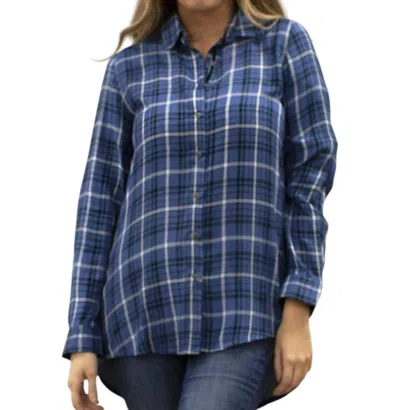 CAITE & KYLA DIXON SHIRT IN BLUE