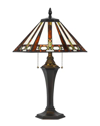 CAL LIGHTING CALIGHTING TIFFANY TABLE LAMP