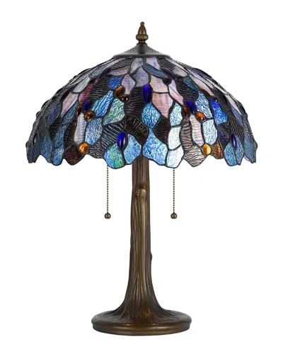 CAL LIGHTING CALIGHTING TIFFANY TABLE LAMP