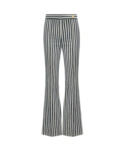 CALLAS MILANO CALLAS MILANO LOLA DENIM STRIPES CROP PANT