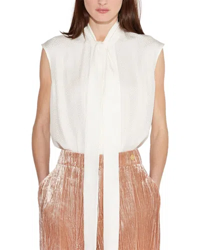 CÂLLAS CALLAS VIVIENNE REGULAR FIT SILK BLOUSE