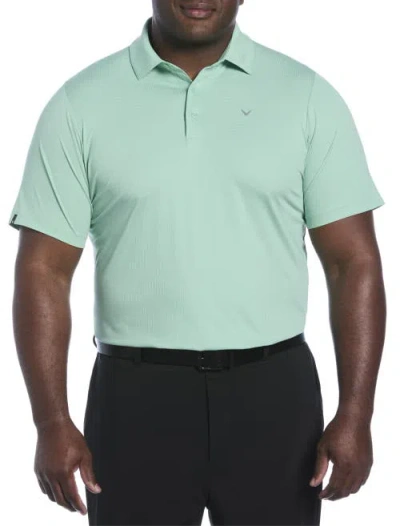 CALLAWAY CALLAWAY CLASSIC JACQUARD GOLF POLO SHIRT