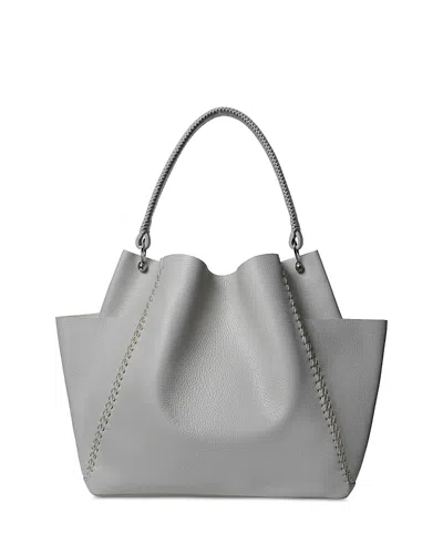 CALLISTA SHOULDER BAG OAT GRAINED LEATHER