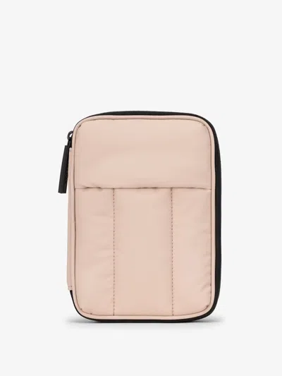CALPAK CALPAK LUKA ZIPPERED PASSPORT WALLET IN ROSE QUARTZ