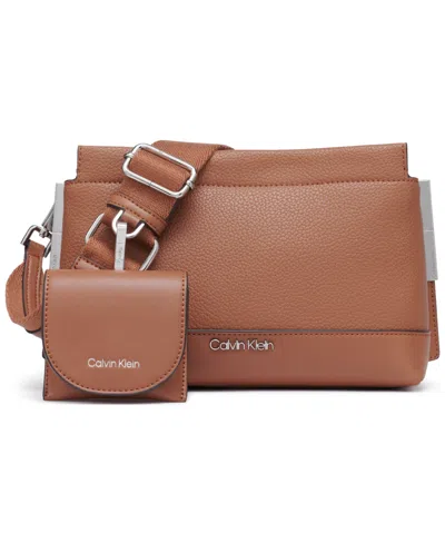 CALVIN KLEIN BIANCA ADJUSTABLE CROSSBODY BAG