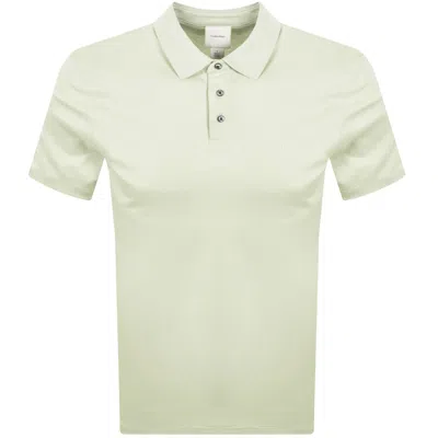 CALVIN KLEIN CALVIN KLEIN CHEST EMBLEM POLO T SHIRT GREEN