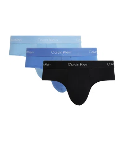 CALVIN KLEIN COTTON STRETCH ICON HIP BRIEFS