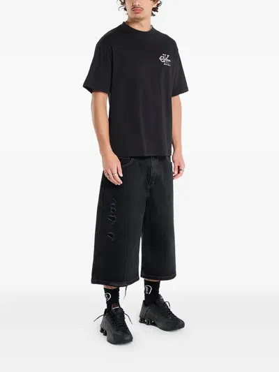 CALVIN KLEIN EMBROIDERED-LOGO T-SHIRT