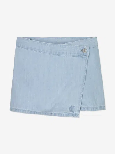 CALVIN KLEIN CALVIN KLEIN GIRLS DENIM SKORT