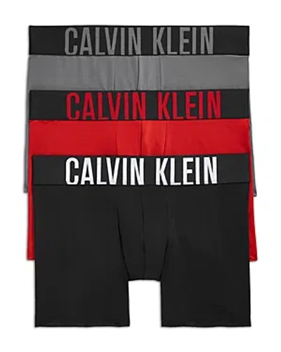 CALVIN KLEIN INTENSE POWER LOGO WAISTBAND MICRO BOXER BRIEFS, PACK OF 3