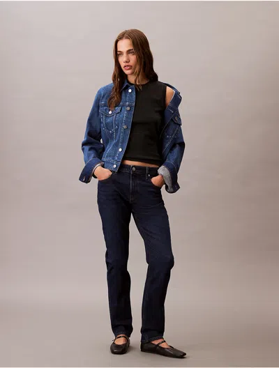 CALVIN KLEIN JEANS EST.1978 CALVIN KLEIN WOMEN'S 90S STRAIGHT FIT JEANS