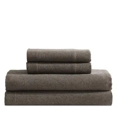 CALVIN KLEIN MELANGE FLANNEL 4 PIECE SHEET SET, KING