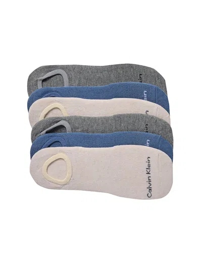 CALVIN KLEIN MEN'S BASIC 6-PACK LINER SOCKS