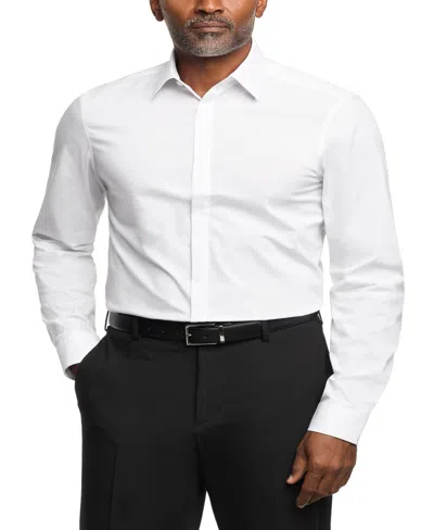 CALVIN KLEIN MEN'S SLIM FIT WHITE DRESS SHIRT