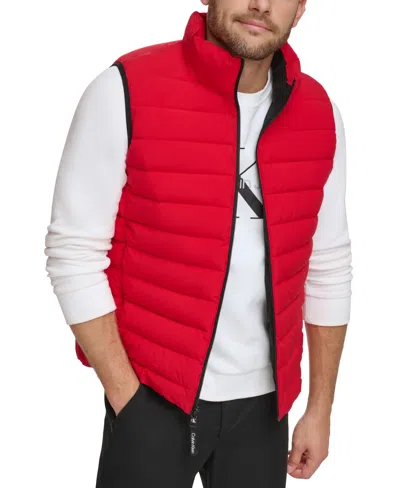 CALVIN KLEIN MEN'S STRETCH PUFFER VEST