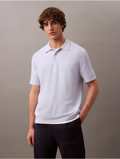 CALVIN KLEIN MEN'S TECH KNIT POLO SHIRT