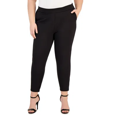 CALVIN KLEIN PLUS WOMENS STRETCH OFFICE DRESS PANTS