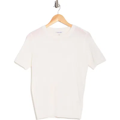 CALVIN KLEIN CALVIN KLEIN RIB SHORT SLEEVE SWEATER