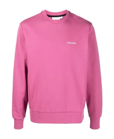 CALVIN KLEIN ROUND-COLLAR LONG-SLEEVE HOODIE