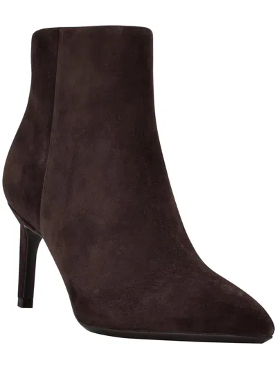 CALVIN KLEIN SENLY WOMENS SUEDE ANKLE BOOTS