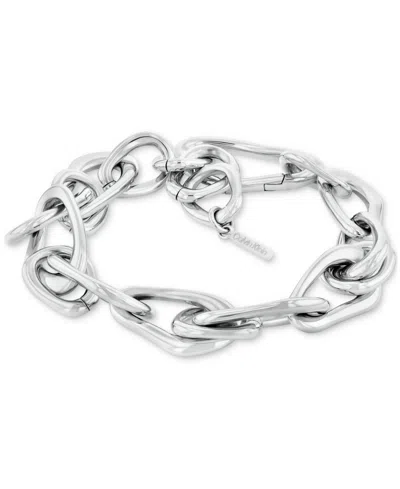 CALVIN KLEIN STAINLESS STEEL STATEMENT LINK BRACELET