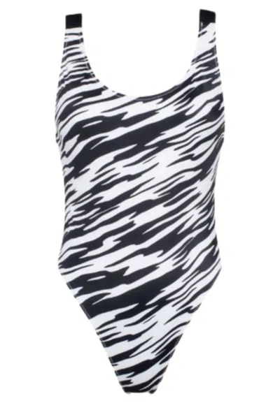CALVIN KLEIN CALVIN KLEIN SWIMWEAR SCOOP BACK ONE PIECE-RP-PRINT