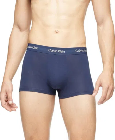 CALVIN KLEIN ULTRA SOFT MODERN MODAL TRUNK IN BLUE SHADOW