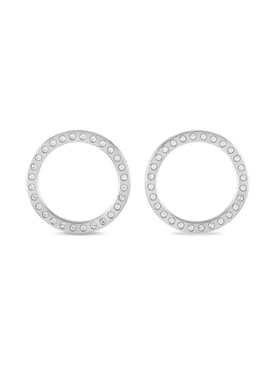 CALVIN KLEIN VINTAGE CRYSTAL-EMBELLISHED EARRINGS