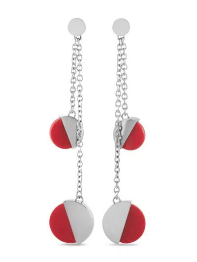 CALVIN KLEIN VINTAGE SPICY STAINLESS STEEL EARRINGS