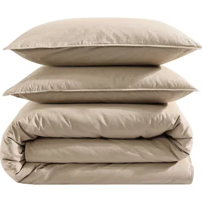 CALVIN KLEIN CALVIN KLEIN WASHED PERCALE COMFORTER & SHAM SET