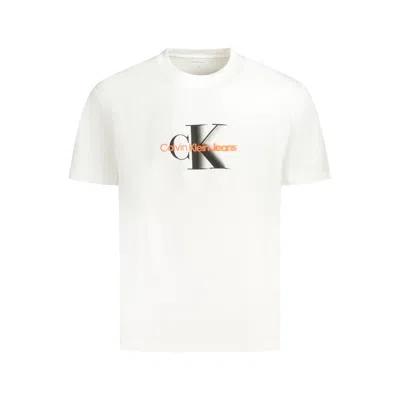 CALVIN KLEIN WHITE COTTON T-SHIRT
