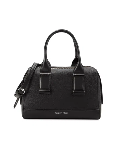 CALVIN KLEIN WOMEN'S JETT LOGO SATCHEL