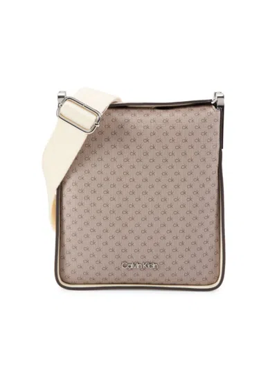 CALVIN KLEIN WOMEN'S FAY MONOGRAM CROSSBODY BAG