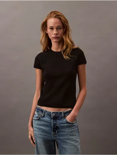 CALVIN KLEIN WOMEN'S TECH KNIT TEE