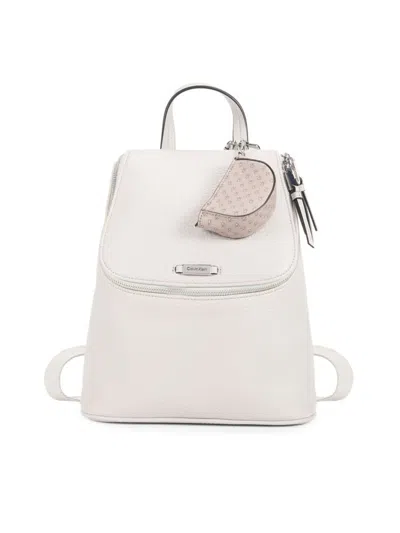 CALVIN KLEIN WOMEN'S ZULLE FAUX LEATHER BACKPACK