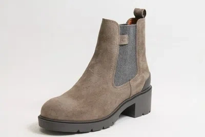 CAMEL ACTIVE CAMEL ACTIVE STIEFELETTEN GRAU NUBUK LEDER VARIOBÜNDCHEN