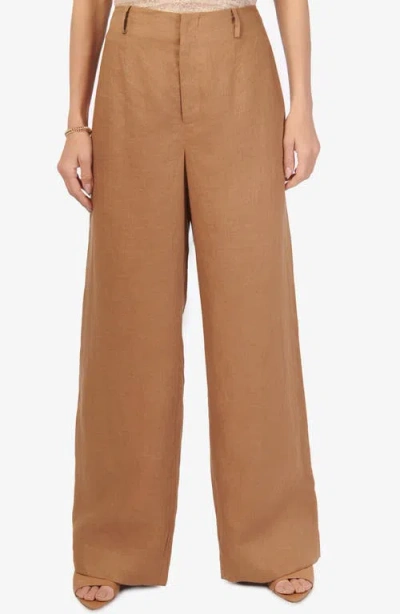 CAMI NYC CAMI NYC IRACEMI HIGH WAIST LINEN FLARE PANTS
