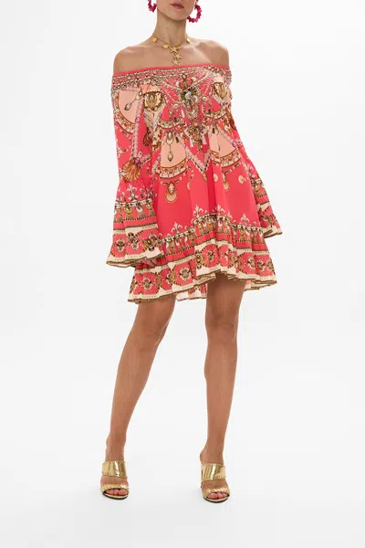 CAMILLA A LINE FRILL DRESS SHELL GAMES