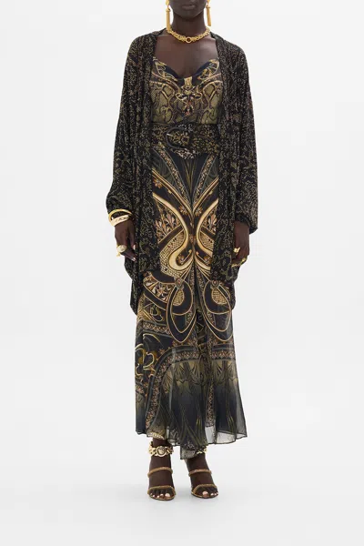 CAMILLA ALL OVER HOTFIX SHORT SOFT KNIT LAYER NOUVEAU NOIR