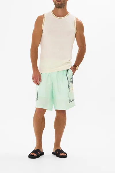 CAMILLA BAGGY MID LENGTH WALK SHORT PETAL PROMISE LAND