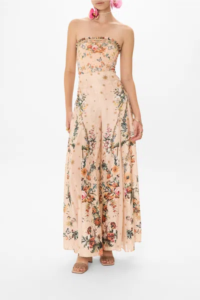 CAMILLA BANDEAU BODYSUIT WITH FRILL ROSE GARDEN REVOLUTION