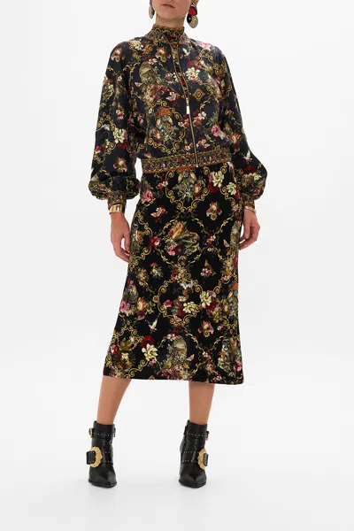 CAMILLA BLOUSON SLEEVE BOMBER TOLD IN THE TAPESTRY