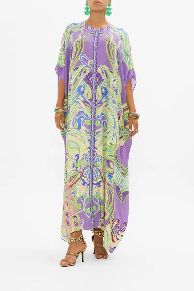 CAMILLA BUTTON THROUGH BATWING KAFTAN AMSTERDAM JEWEL