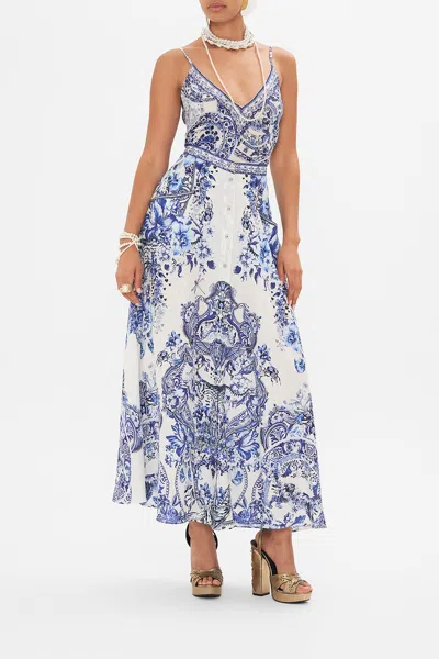 CAMILLA BUTTON THROUGH SKIRT GLAZE AND GRAZE