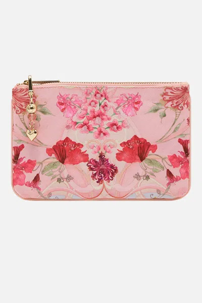 CAMILLA COIN AND PHONE PURSE BLOSSOMS AND BRUSHSTROKES