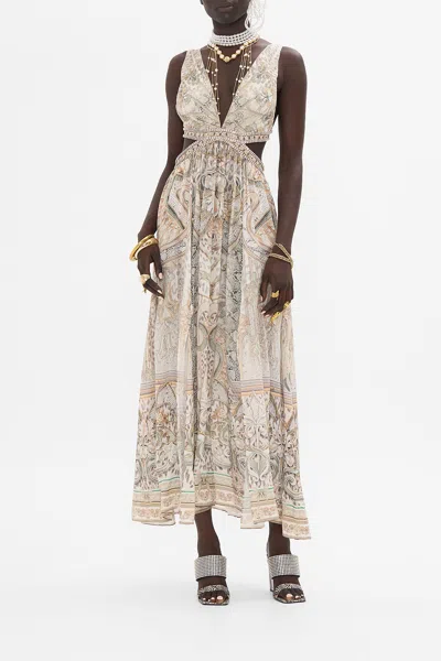 CAMILLA CUT OUT BACK DRESS IVORY TOWER TALES